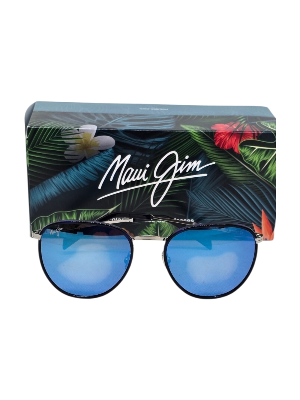 Maui Jim Blue Lens Round Sunglasses POLARIZED
